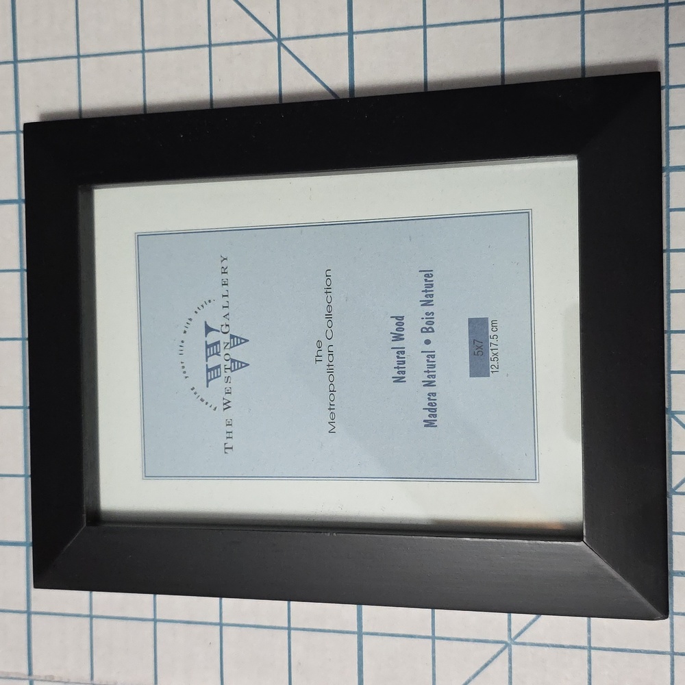Black Photo Frame, The Weston Gallery, 5" X 7", NWOT #2 Of 4